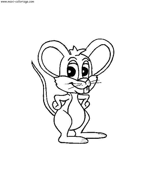 coloriage Souris