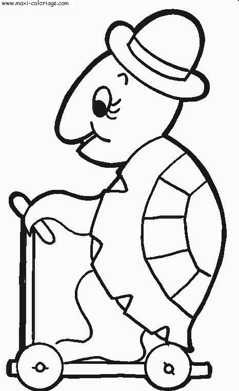 coloriage Tortues