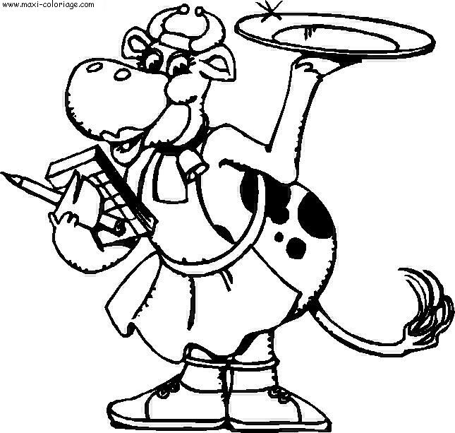 coloriage Vaches
