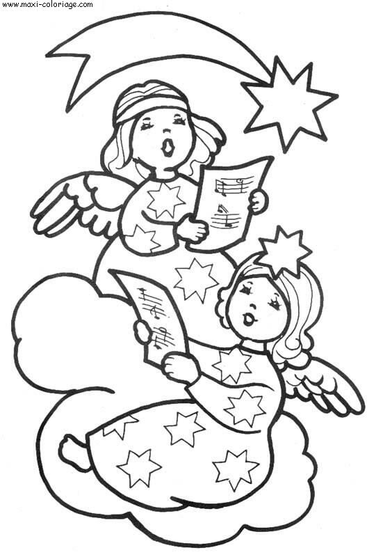 coloriage Anges