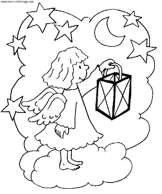 coloriage Anges