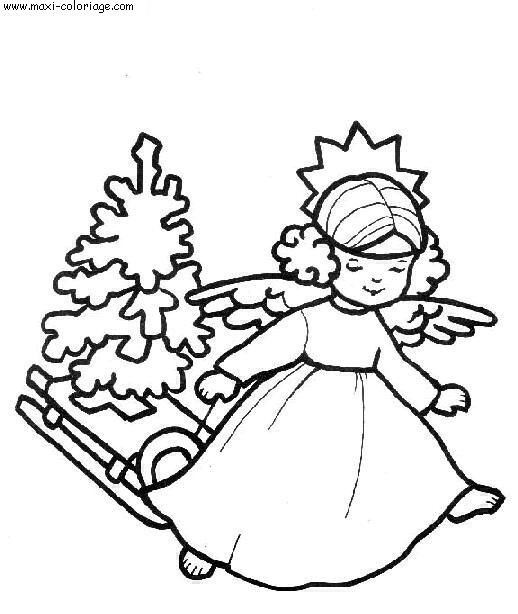 coloriage Anges