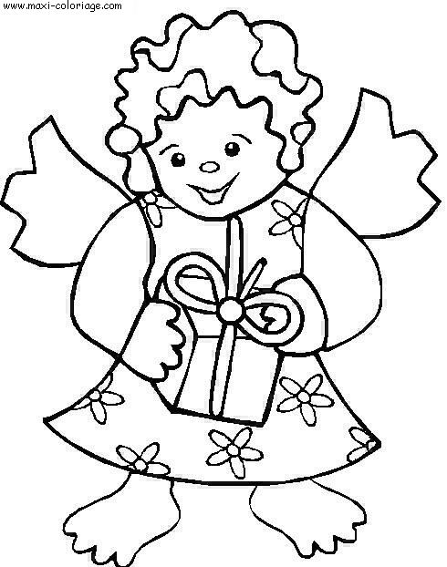 coloriage Anges