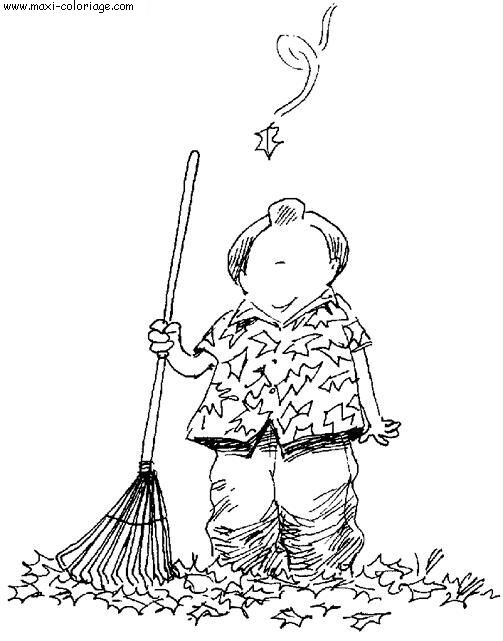 coloriage Automne
