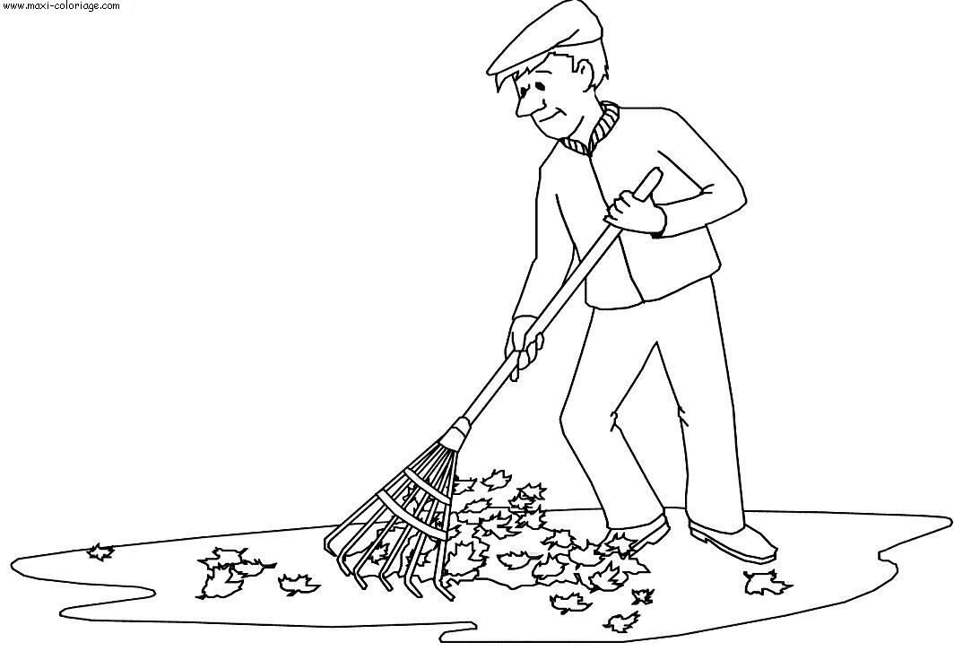 coloriage Automne