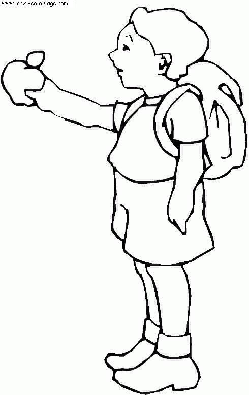 coloriage Ecole