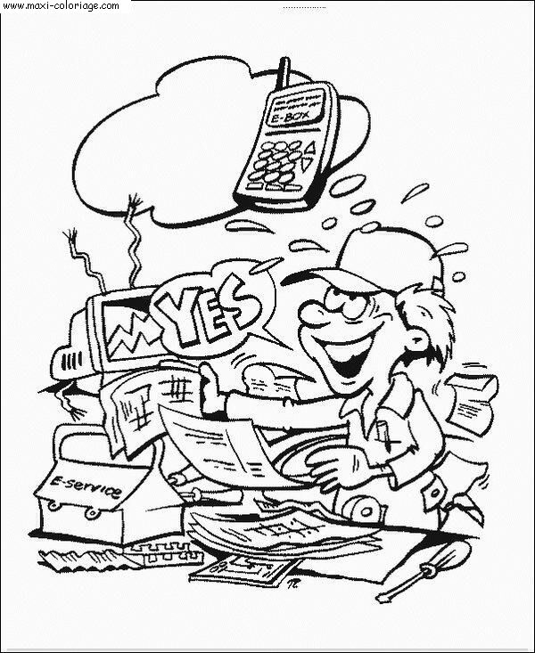 coloriage Informatique