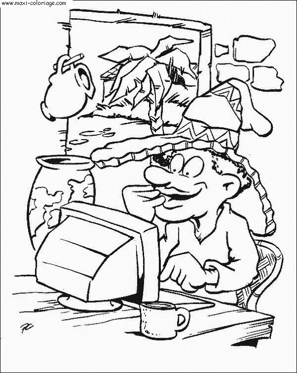 coloriage Informatique