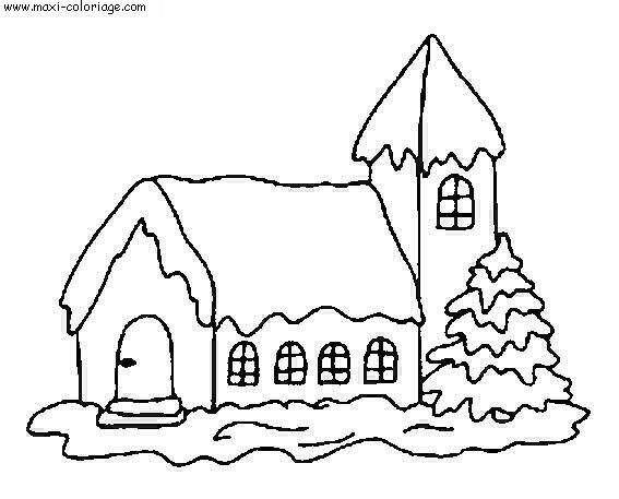 coloriage Maisons
