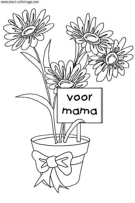 coloriage Fete Des Meres