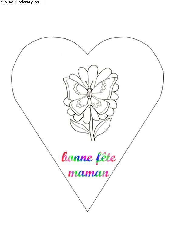 coloriage Fete Des Meres
