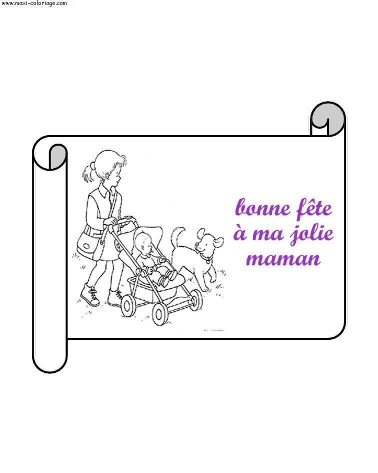 coloriage Fete Des Meres