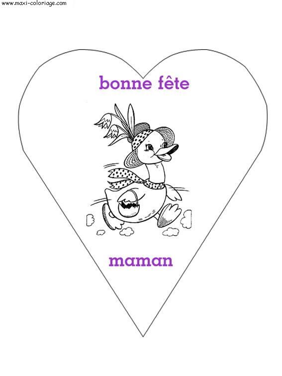 coloriage Fete Des Meres