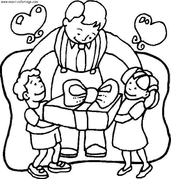 coloriage Fete Des Peres
