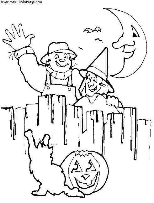 coloriage Halloween