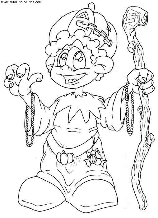 coloriage Halloween