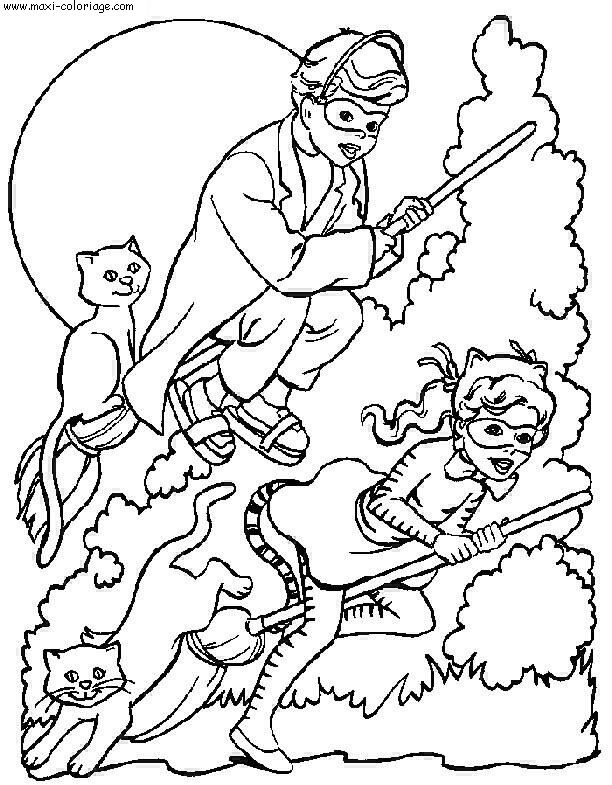 coloriage Halloween