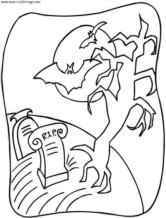 coloriage Halloween