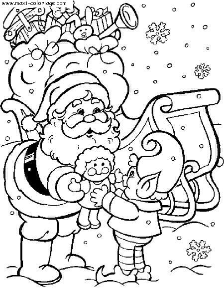 coloriage Noel