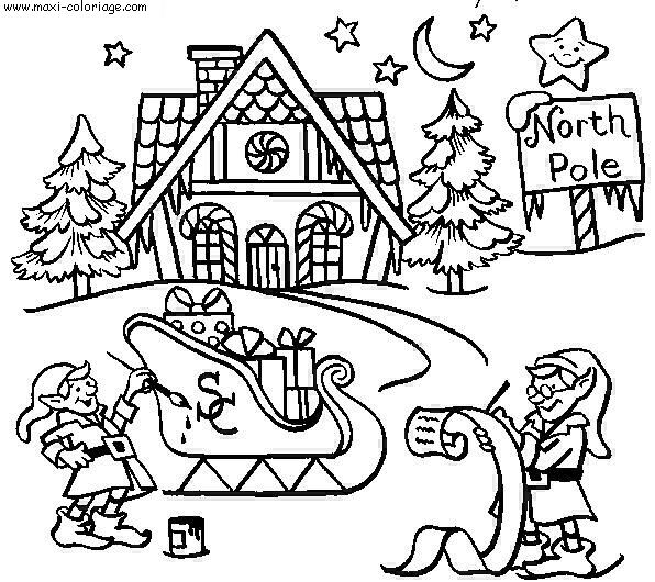 coloriage Noel