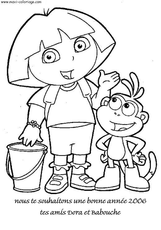 coloriage Nouvel An
