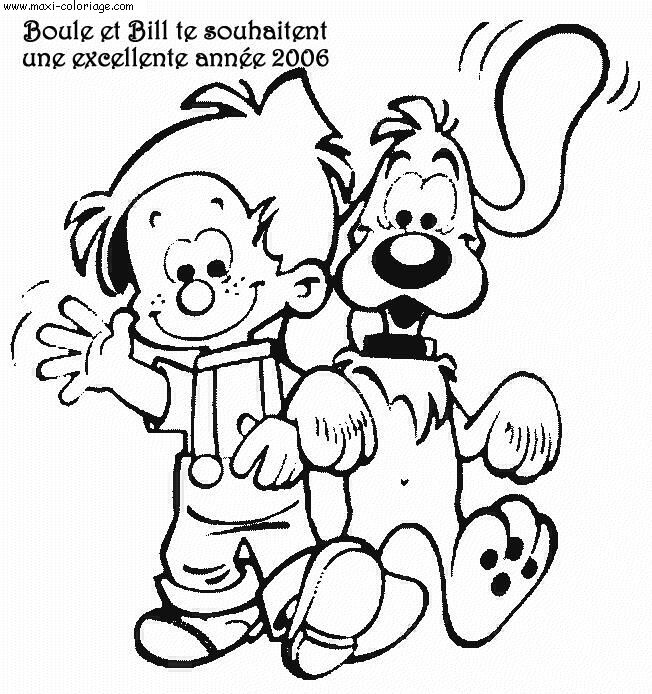coloriage Nouvel An
