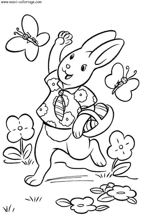 coloriage Paques