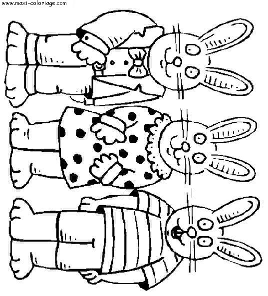 coloriage Paques