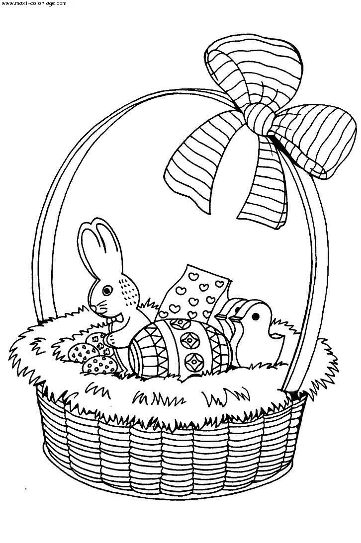coloriage Paques