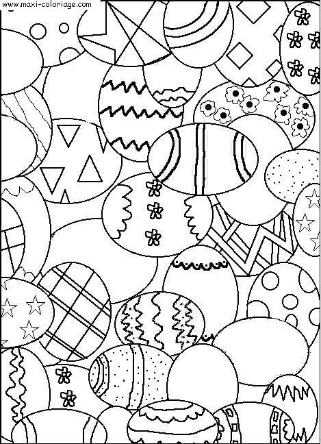coloriage Paques
