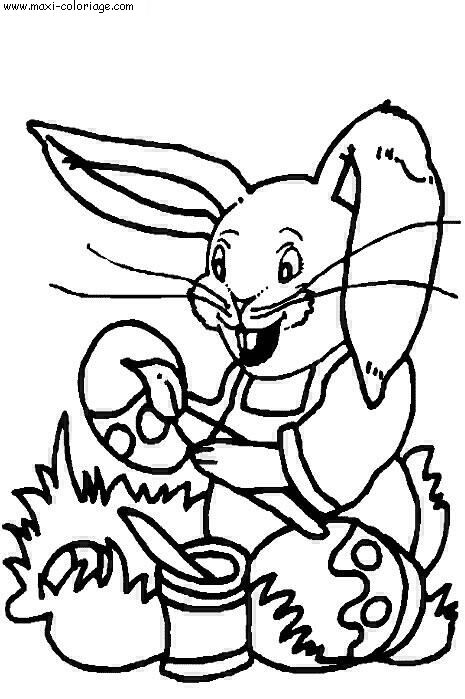 coloriage Paques