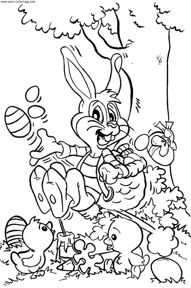 coloriage Paques