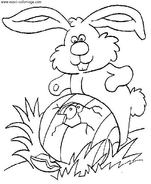 coloriage Paques