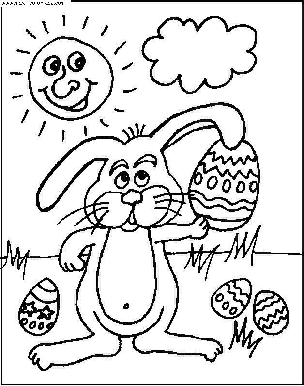coloriage Paques