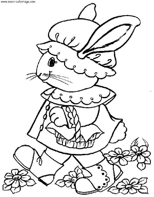 coloriage Paques