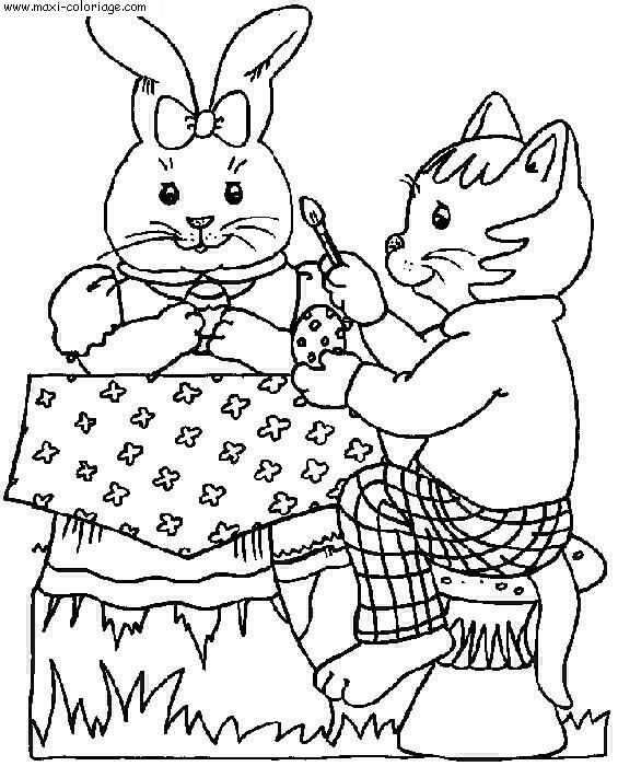coloriage Paques