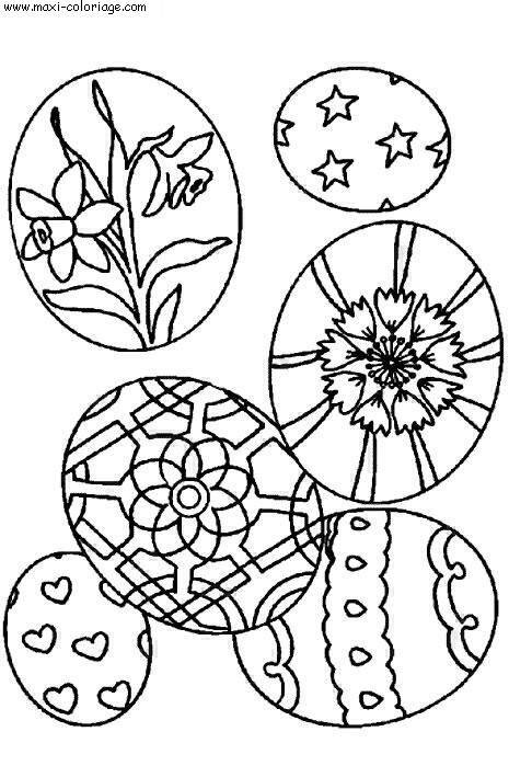 coloriage Paques