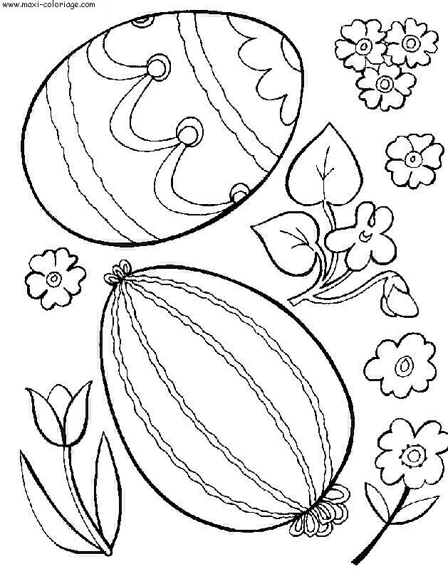 coloriage Paques