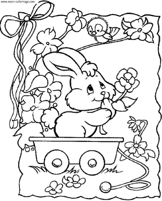 coloriage Paques