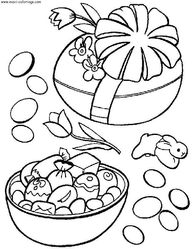coloriage Paques