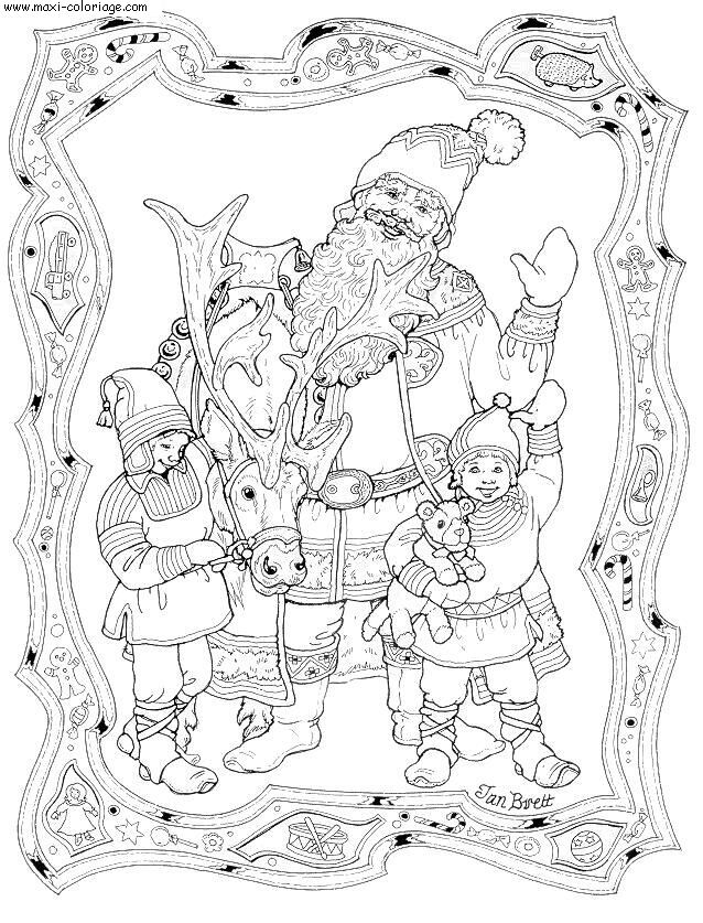 coloriage Saint Nicolas