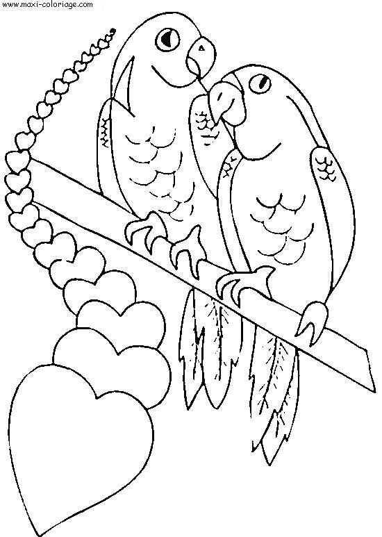 coloriage St Valentin