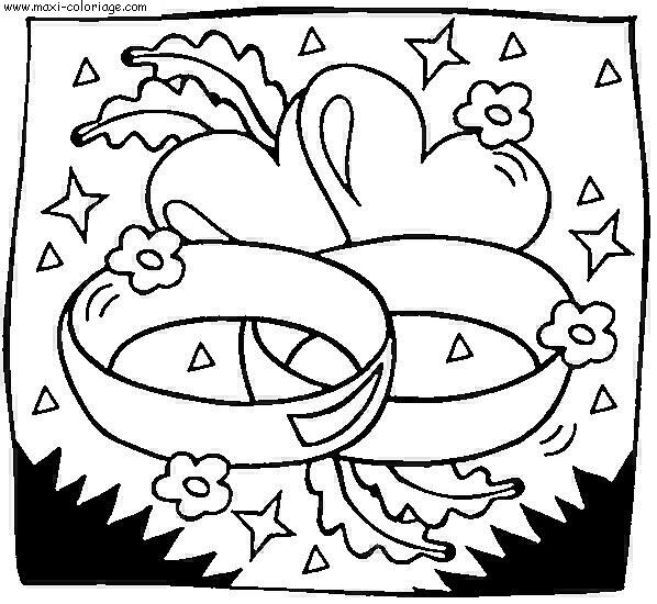 coloriage St Valentin