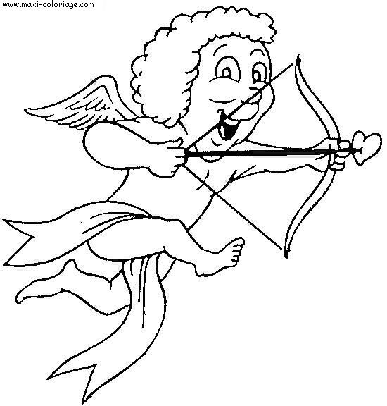 coloriage St Valentin