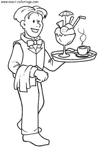 coloriage Metiers