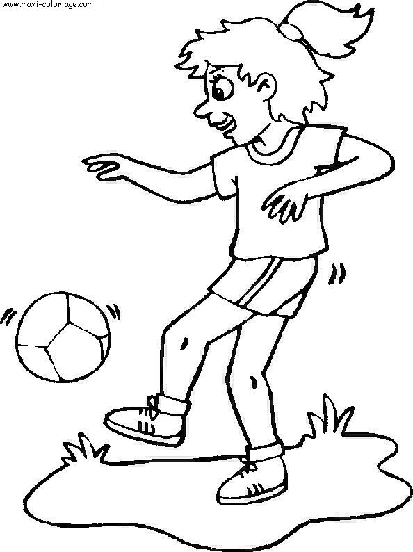 coloriage Football