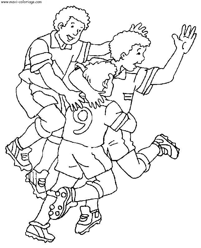 coloriage Football