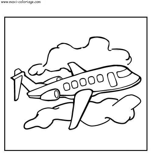 coloriage Avions