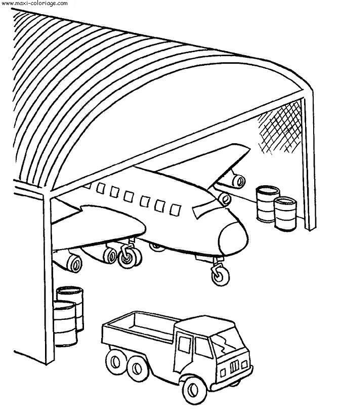coloriage Avions