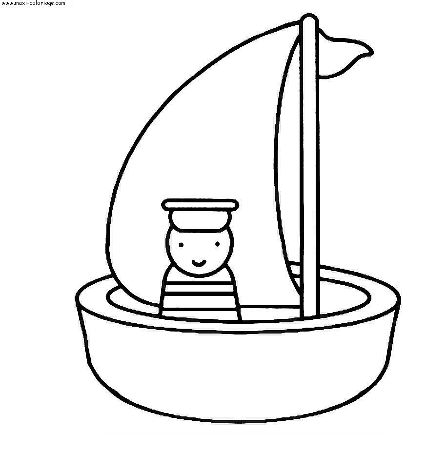 coloriage Bateaux